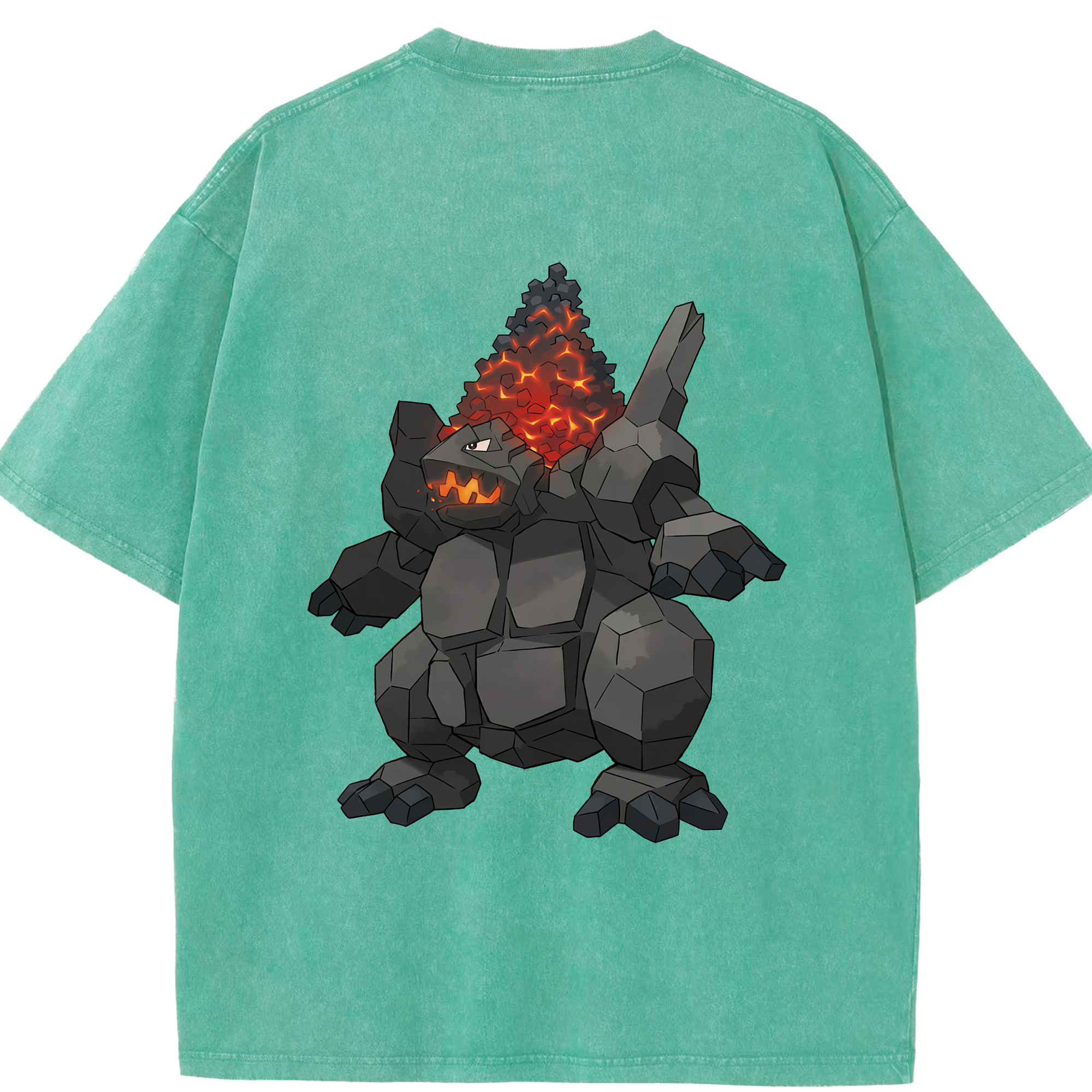 （画像用） ポケットモンスター Pokémon 綿100% ヴィンテージ風 半袖Tシャツ（背面プリント）